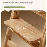 Beech Solid Wood Baby Lifting Dining Chair.