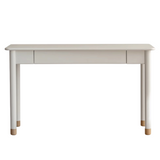 Poplar Solid Wood, solid Rubberwood Children's Elevated Learning Table Cream Drawer Table