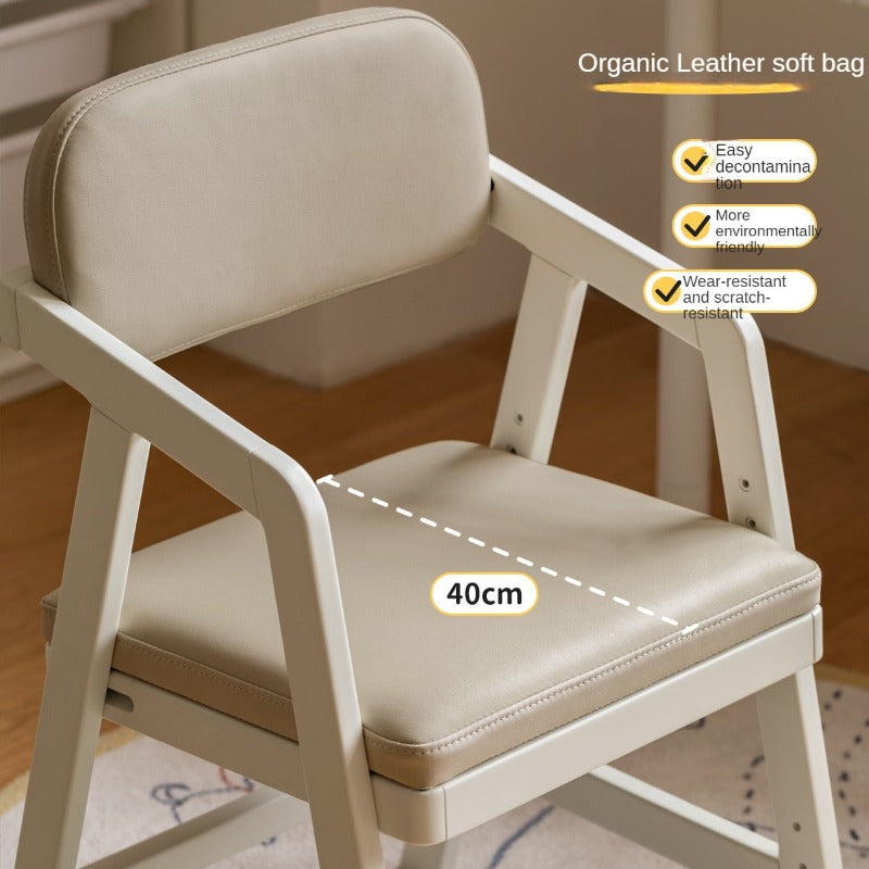 Birch Solid Wood Children's Cream Style Lift Chair.