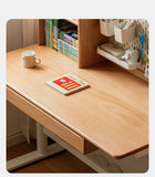 Beech Solid Wood Hand-Cranked Lifting Table Board Shelf  DIY