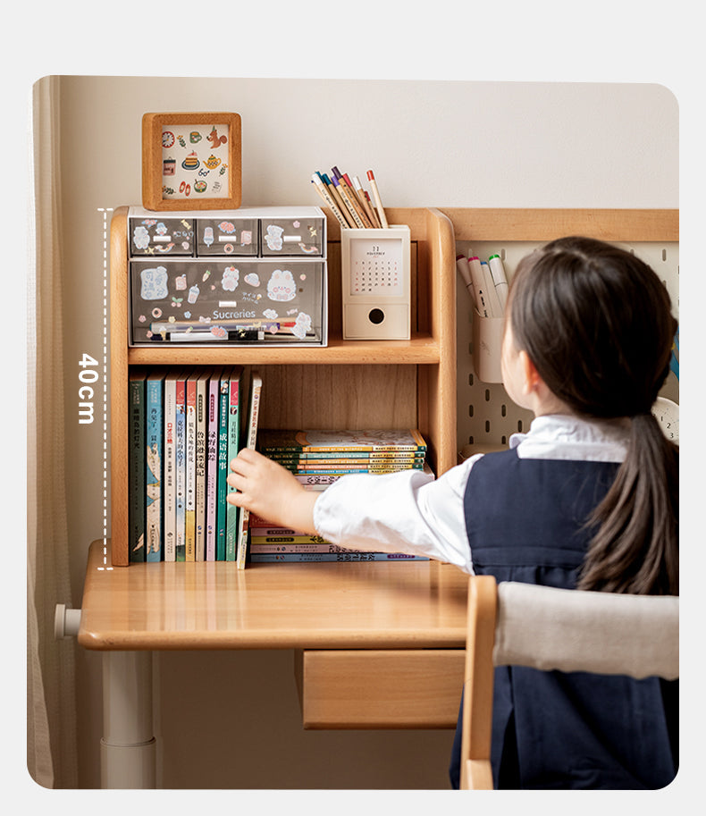 Beech Solid Wood Hand-Cranked Lifting Table Board Shelf  DIY