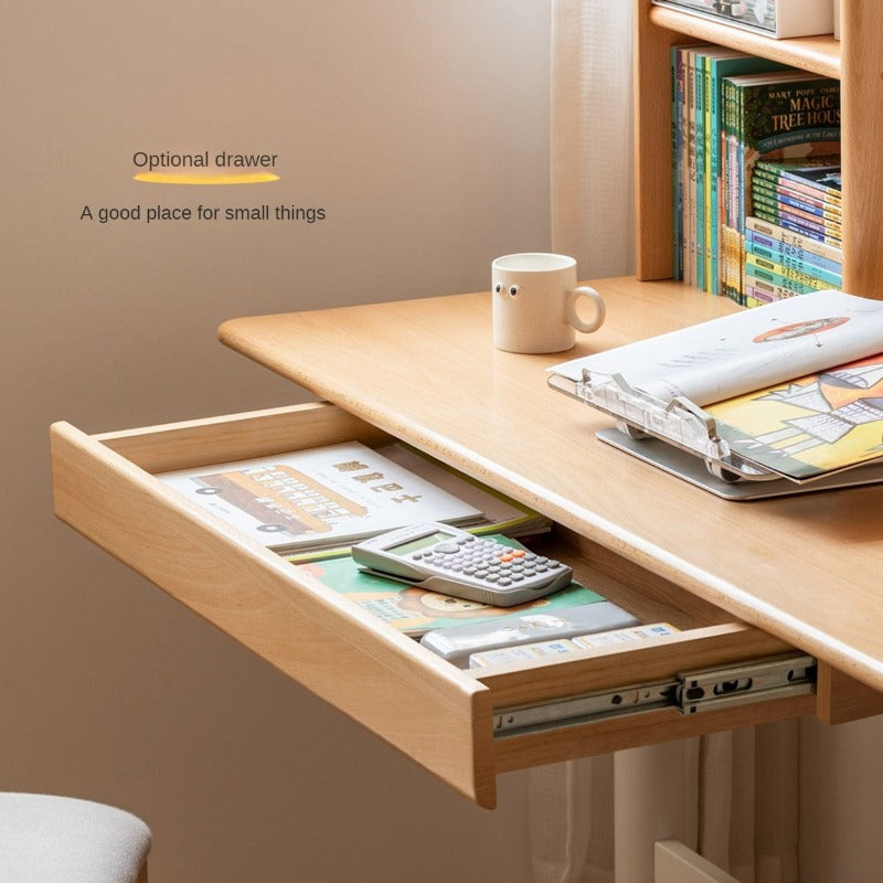 Beech Solid Wood Hand-Cranked Lifting Table Board Shelf  DIY