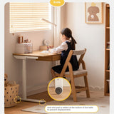 Beech Solid Wood Hand-Cranked Lifting Table Board Shelf  DIY