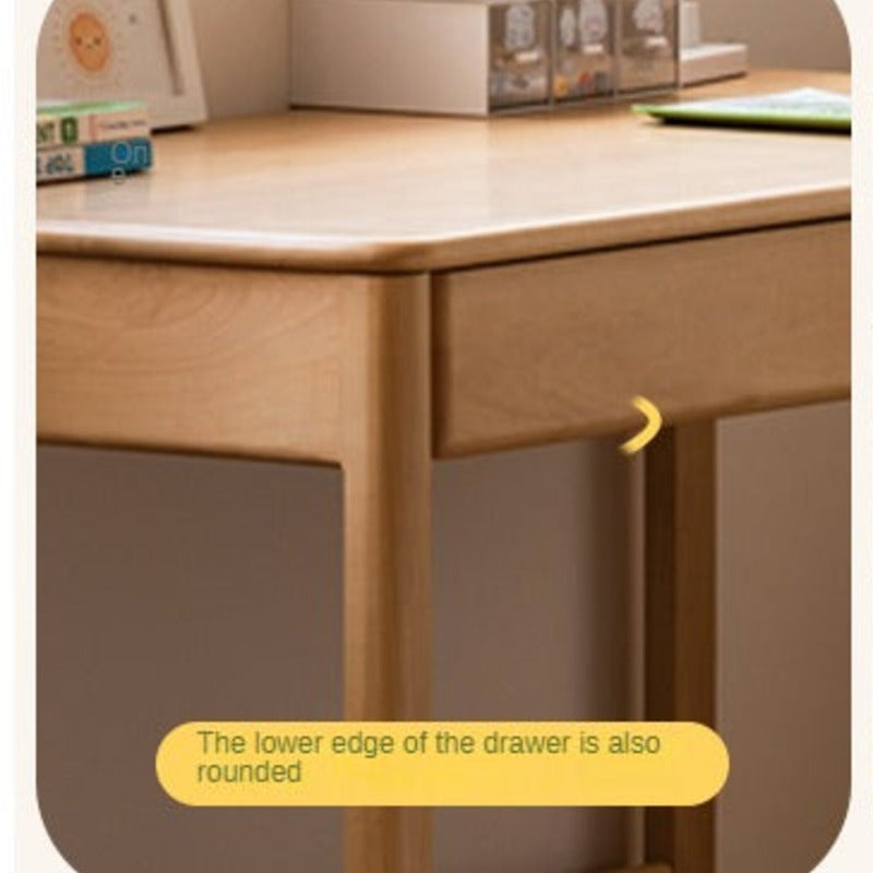 Beech Solid Wood Children's Large Desktop desk