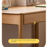 Beech Solid Wood Children's Large Desktop desk