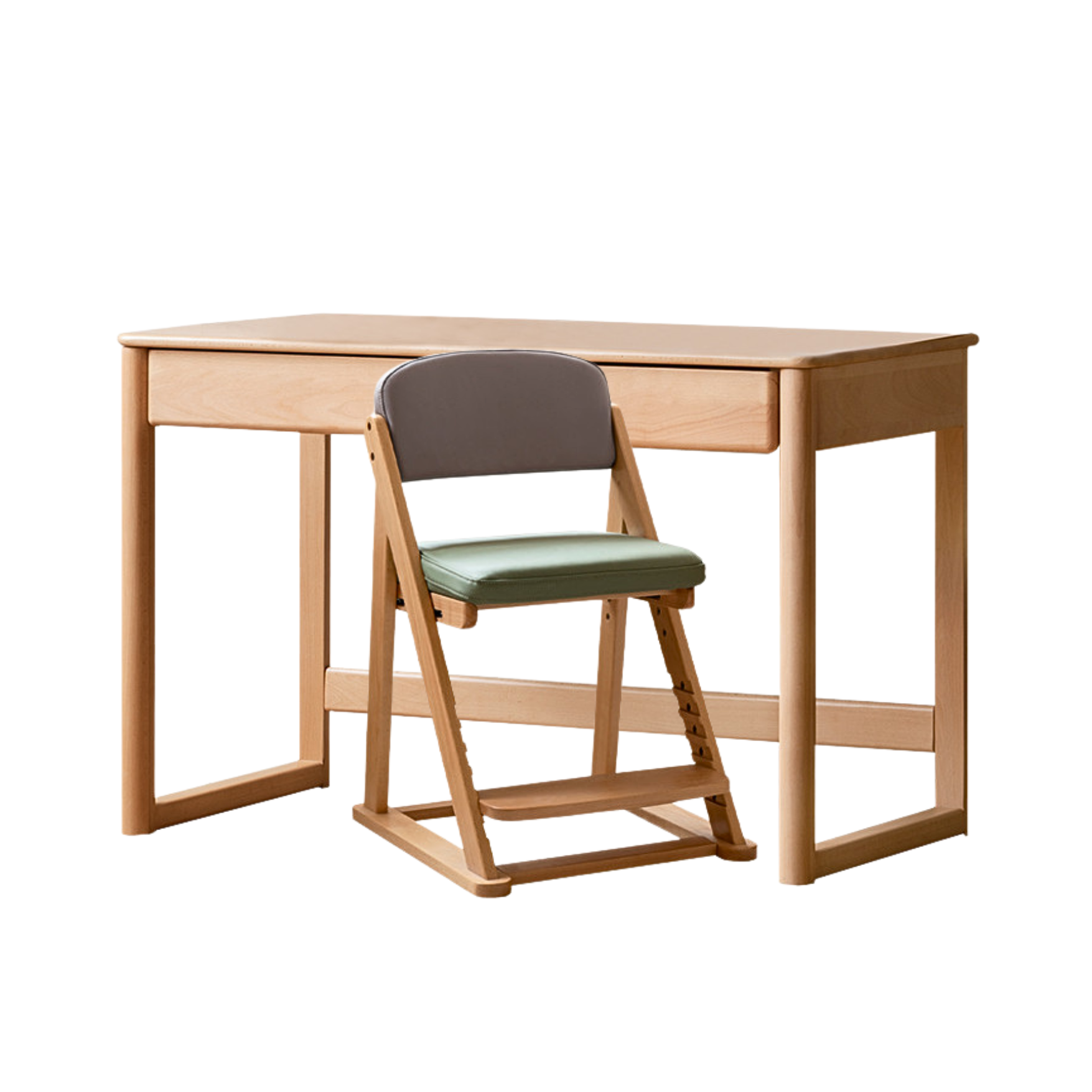 Beech Solid Wood Children's Large Desktop desk