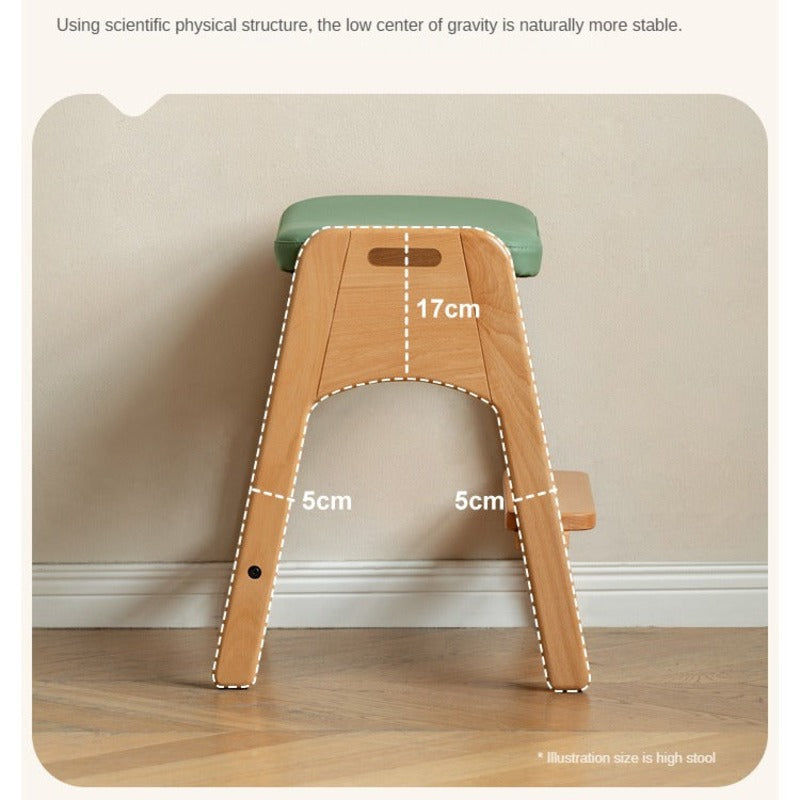 Beech Solid Wood Children's Lift Study Chair.