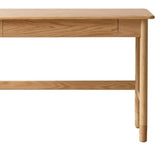 Oak Solid Wood Kids Lifting Study Desk Bookshelf