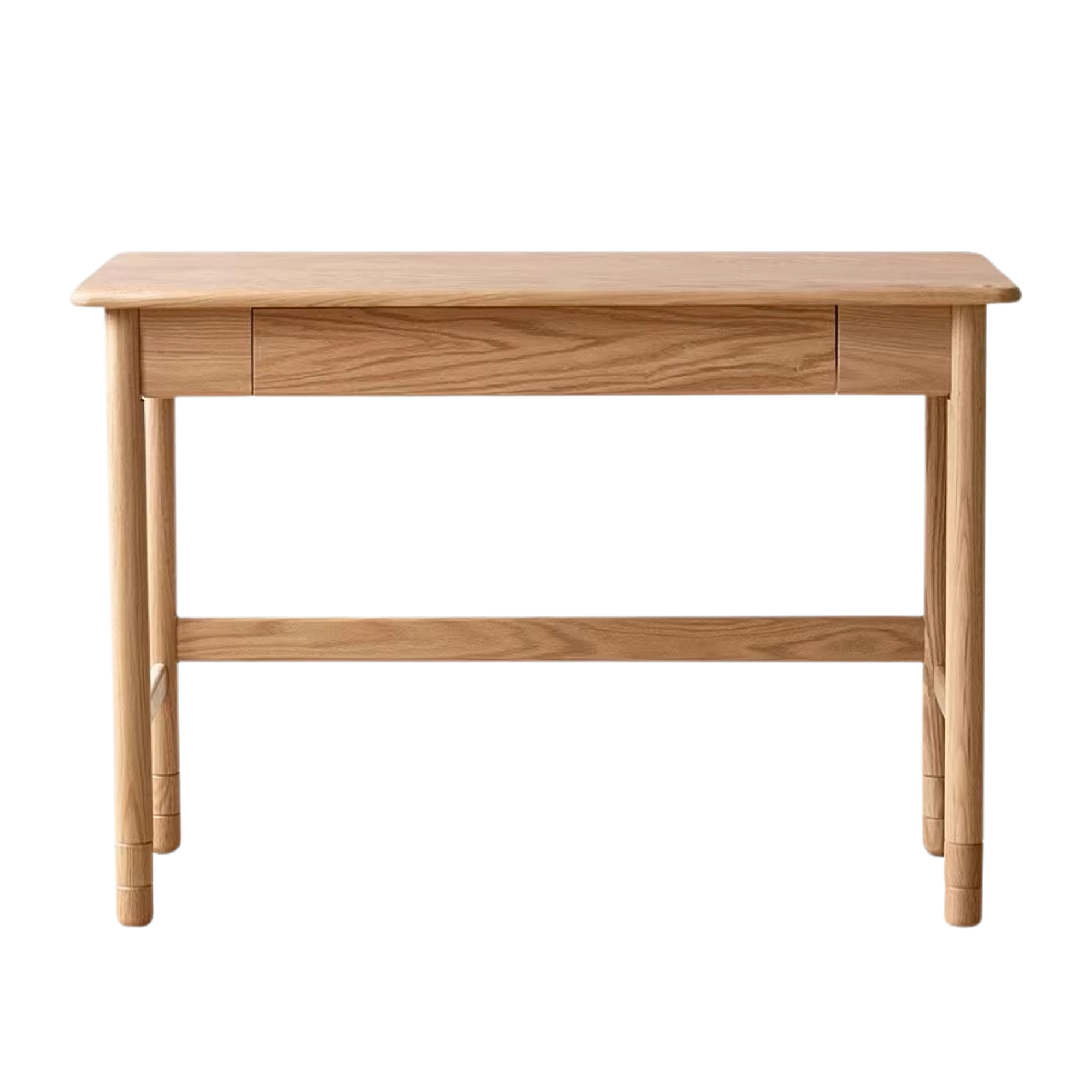 Oak Solid Wood Kids Lifting Study Desk Bookshelf