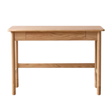 Oak Solid Wood Kids Lifting Study Desk Bookshelf