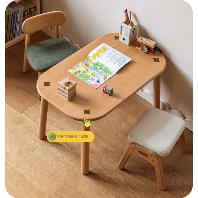 Beech Solid Wood Children's Stool