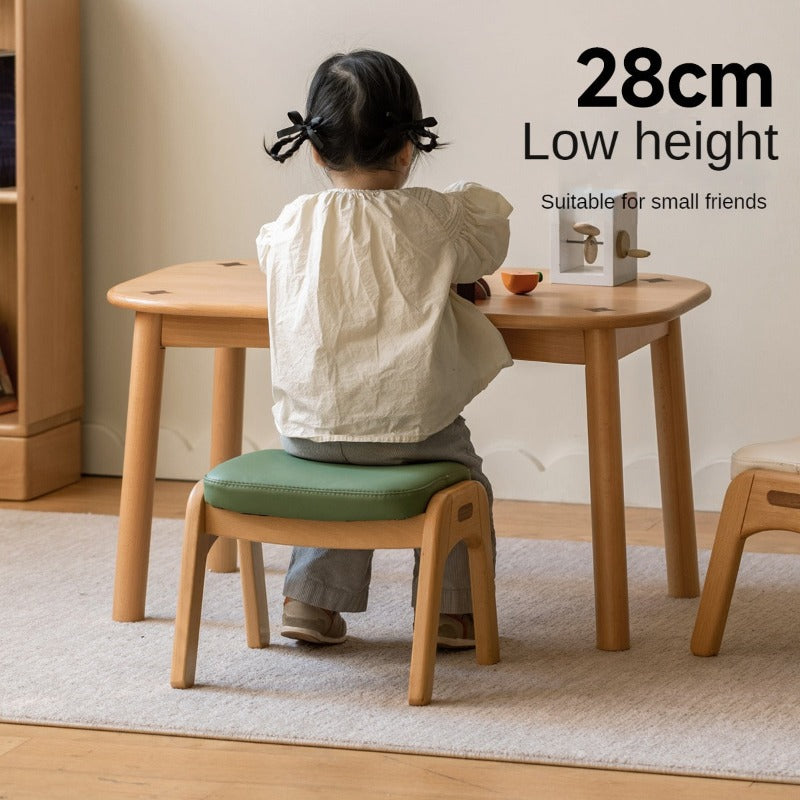 Beech Solid Wood Children's Stool