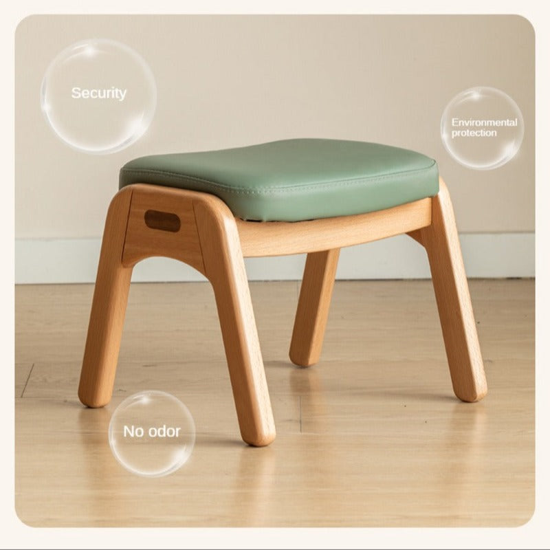 Beech Solid Wood Children's Stool