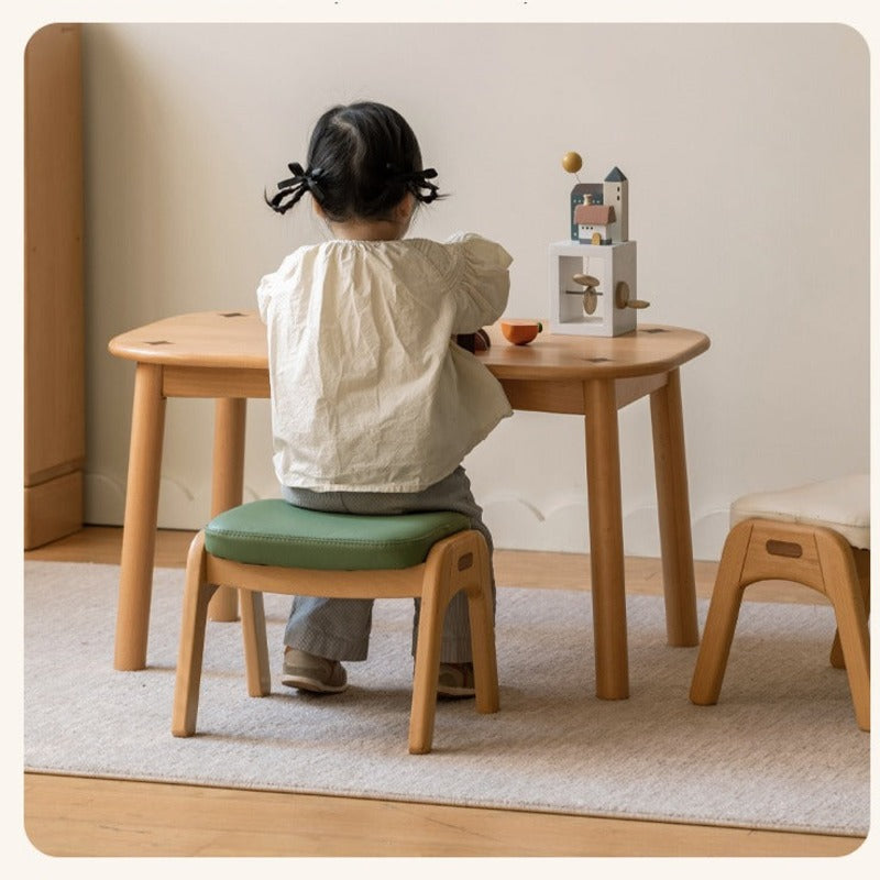 Beech Solid Wood Children's Stool