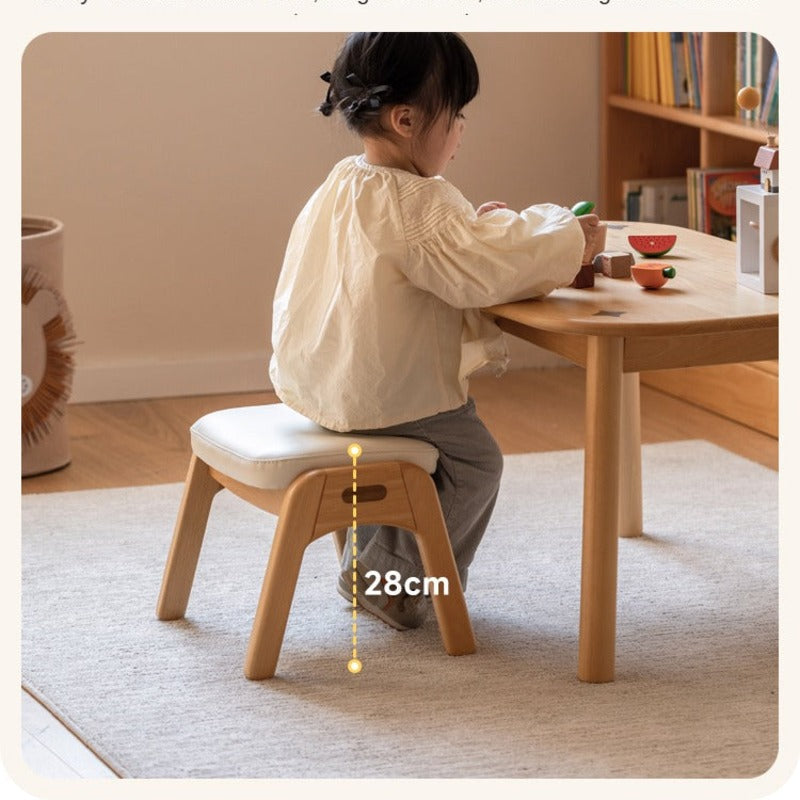 Beech Solid Wood Children's Stool
