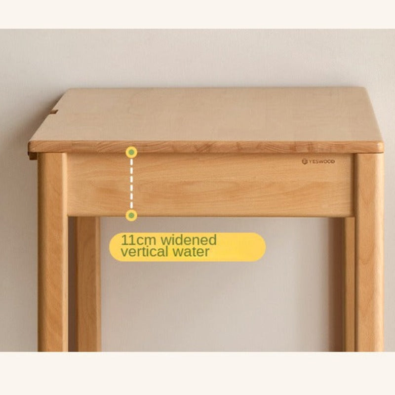Beech Solid Wood Children's Study Desk