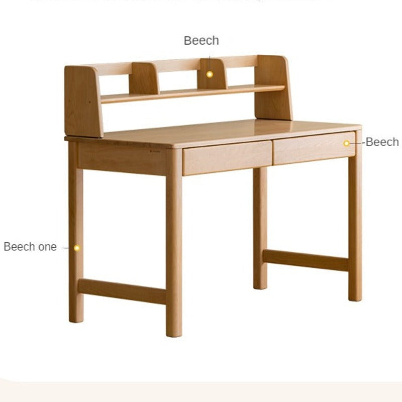 Beech Solid Wood Children's Study Desk