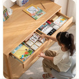 Beech Solid Wood Children's Study Desk