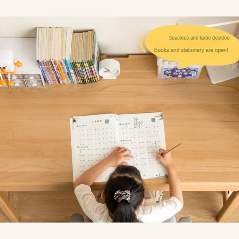 Beech Solid Wood Children's Study Desk