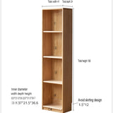 Oak, Beech Solid Wood Children's Ctudy Desk Bookshelf Integrated