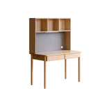 Oak, Beech Solid Wood Children's Ctudy Desk Bookshelf Integrated