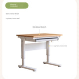 Beech Solid Wood children's Lifting Study Desk