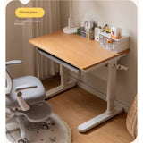 Beech Solid Wood children's Lifting Study Desk