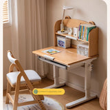 Beech Solid Wood children's Lifting Study Desk