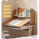 Beech Solid Wood children's Lifting Study Desk