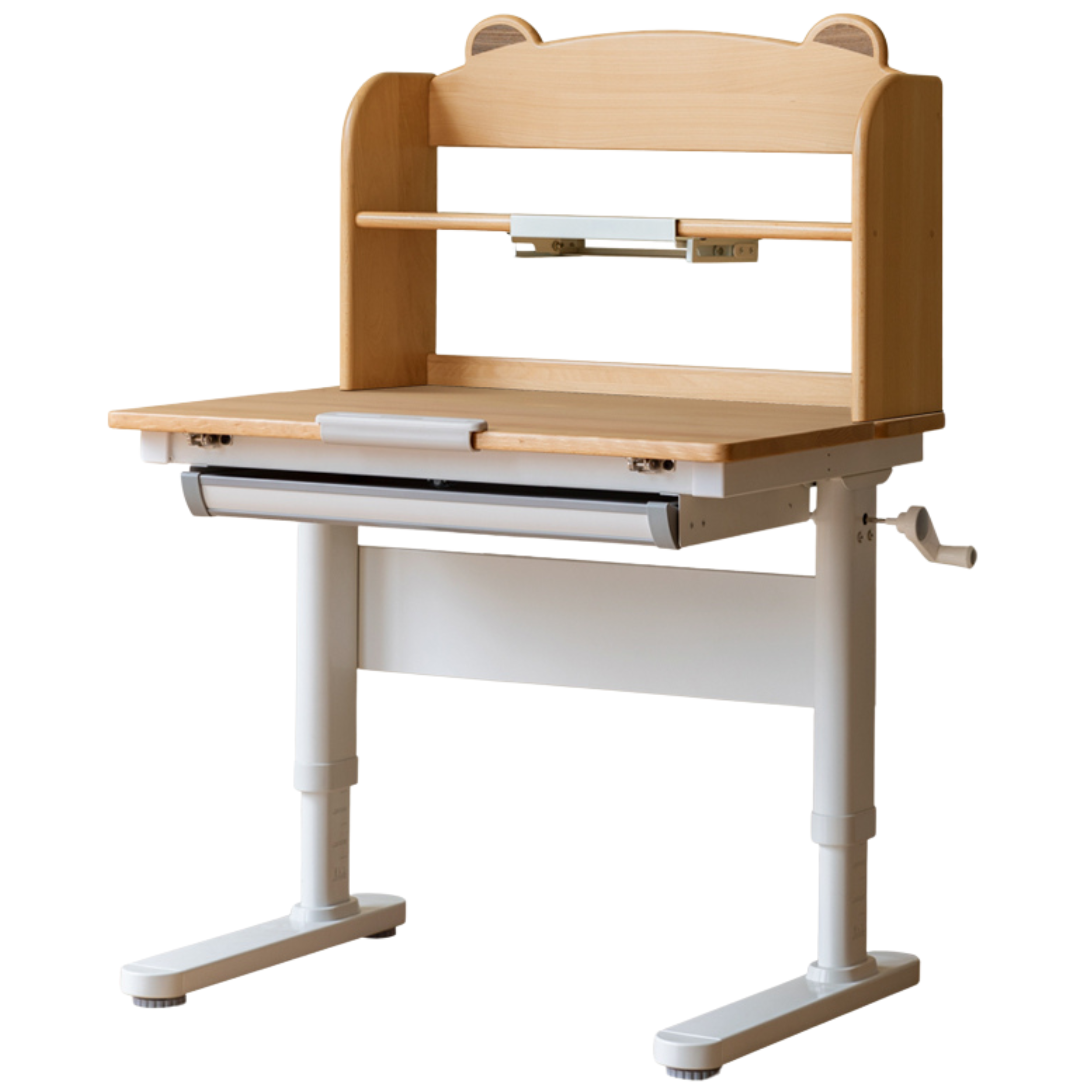 Beech Solid Wood children's Lifting Study Desk