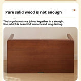 Poplar Solid Wood Children's Study Table Bookshelf Integrated.