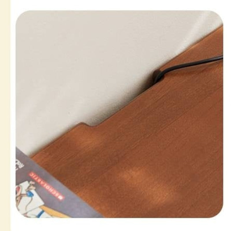 Poplar Solid Wood Children's Study Table Bookshelf Integrated.