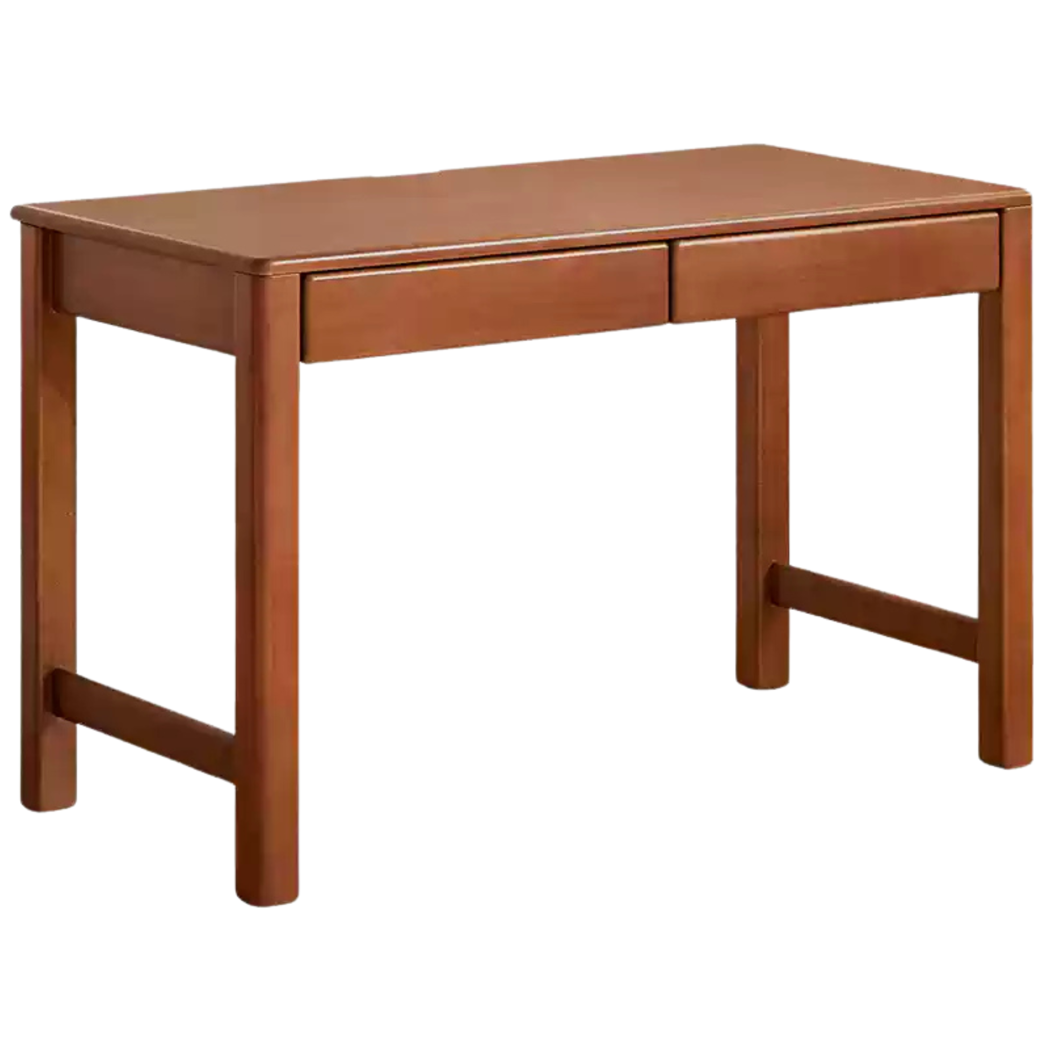 Poplar Solid Wood Children's Study Table Bookshelf Integrated.