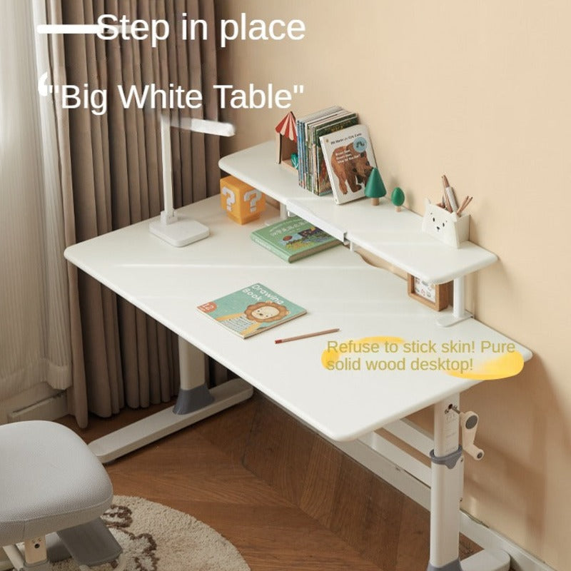 Poplar Solid Wood Kid's Study Table
