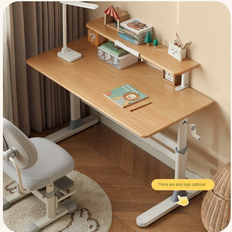 Poplar Solid Wood Kid's Study Table