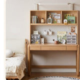 Beech Solid Wood Children's Study Table Eye Protection Lamp