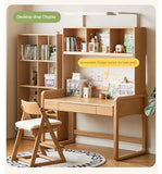 Beech Solid Wood Children's Study Table Eye Protection Lamp
