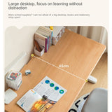 Beech Solid Wood Study Lift Table