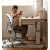 Beech Solid Wood Study Lift Table