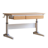Beech Solid Wood Study Lift Table