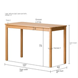 Beech Solid Wood Children's Writing Desk