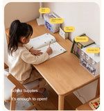 Beech Solid Wood Children's Writing Desk