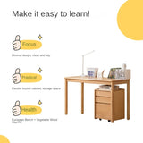 Beech Solid Wood Children's Writing Desk