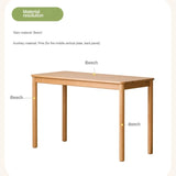 Beech Solid Wood Children's Writing Desk
