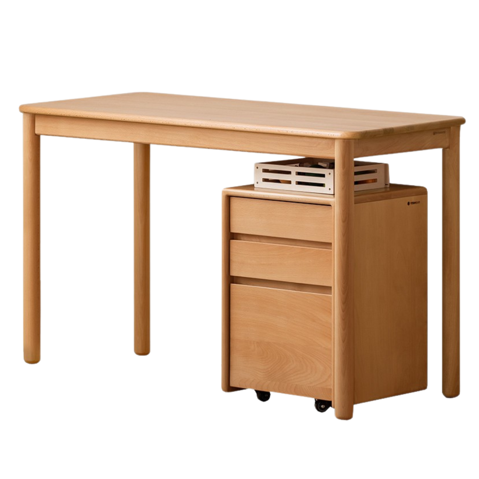 Beech Solid Wood Children's Writing Desk