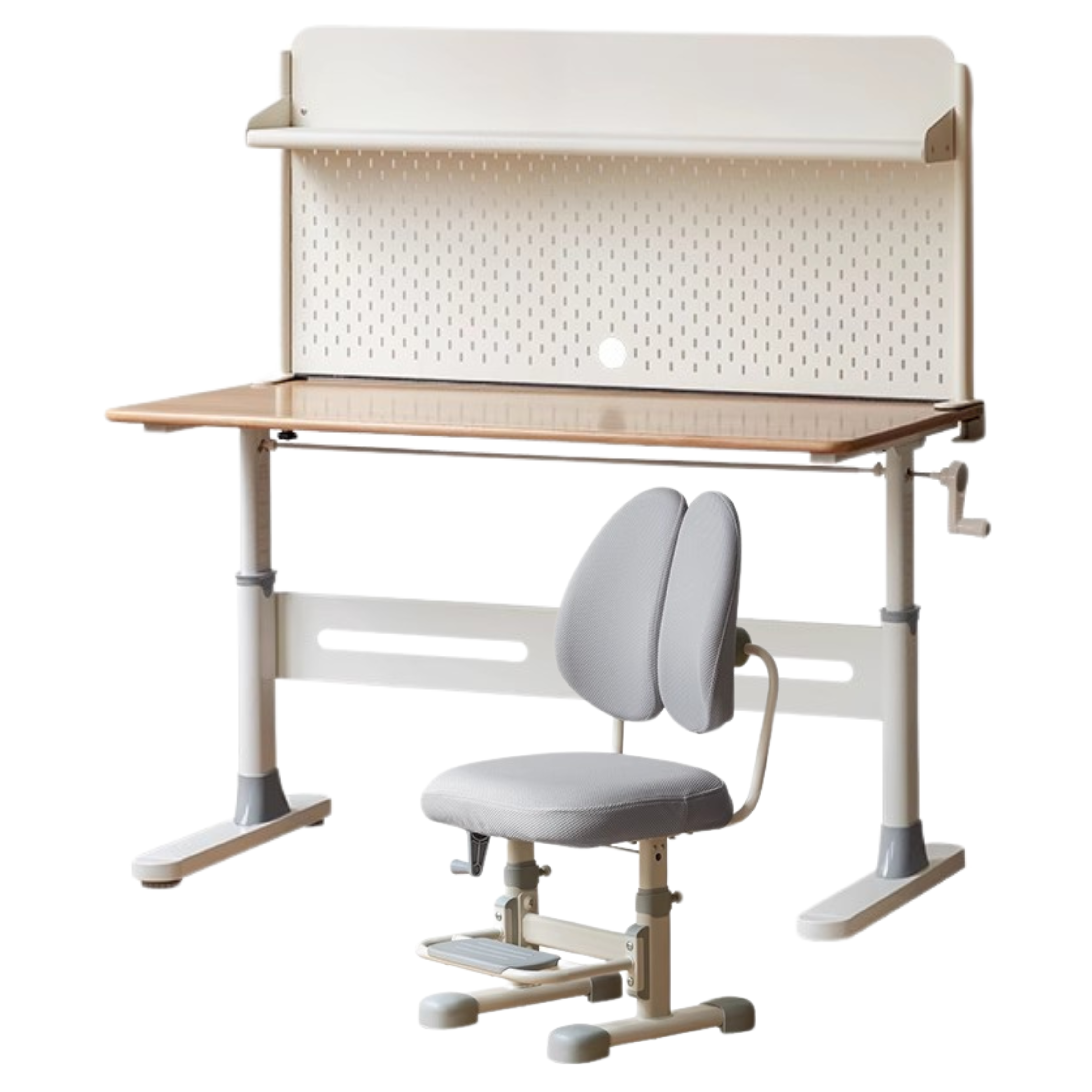 Beech Solid Wood Children's Liftable Desk