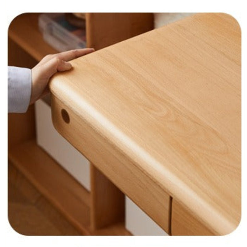Beech Solid Wood Children's Modern Lift Study Table