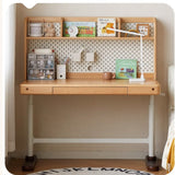 Beech Solid Wood Children's Modern Lift Study Table