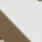 Poplar Solid Wood Study Table Writing Desk White Cream