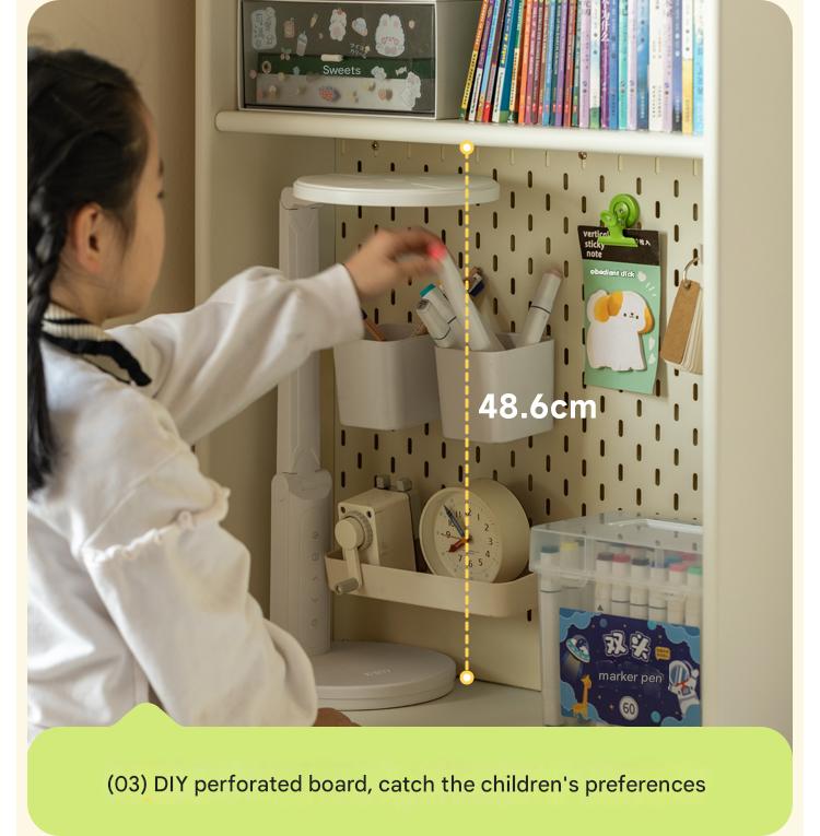 Rubber Wood Solid Wood Children's Desk-